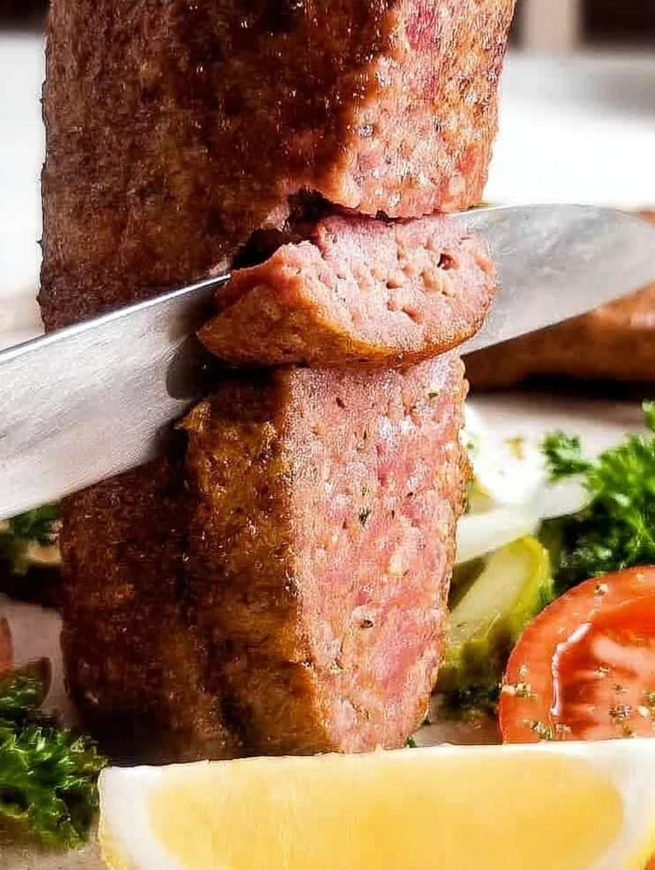 Homemade Rotisserie Doner Kebab Meat
