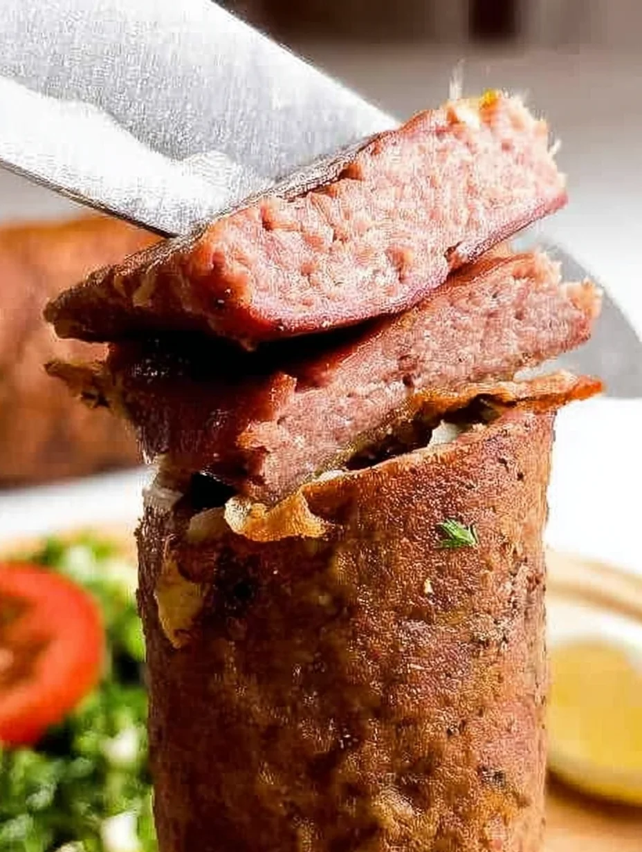 Homemade Rotisserie Doner Kebab Meat