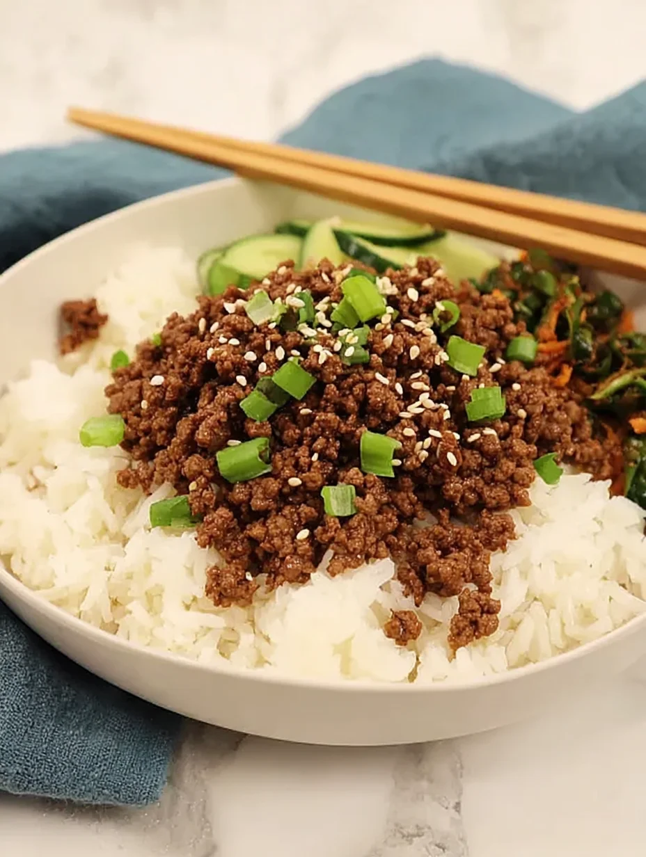 Korean Ground Beef Bowl