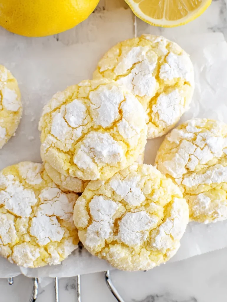 Lemon Crinkle Cookies