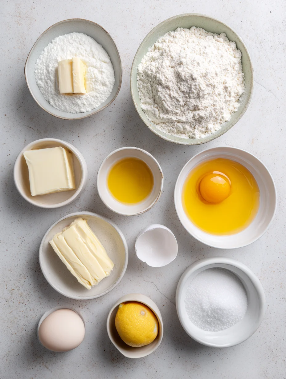 Lemon Crinkle Cookies