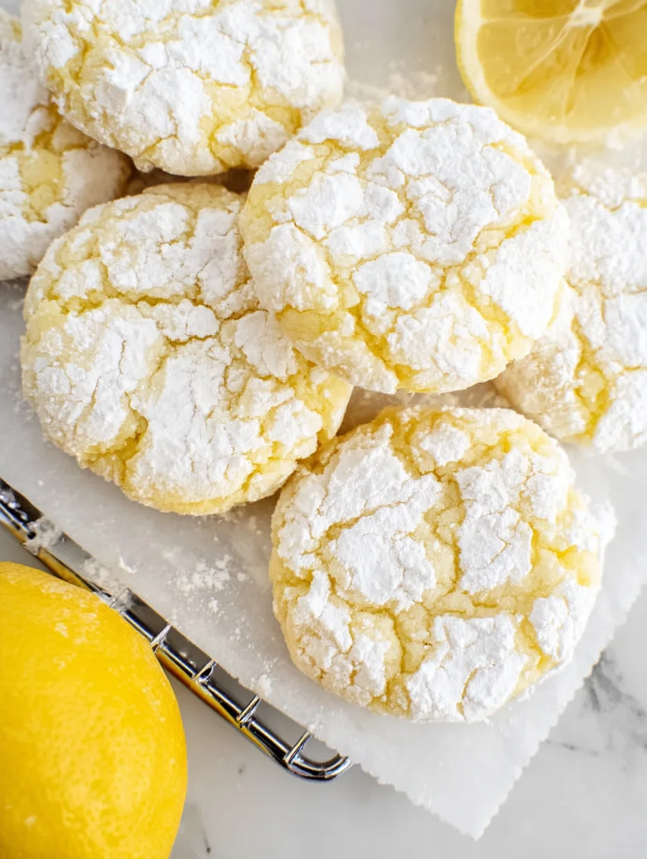 Lemon Crinkle Cookies