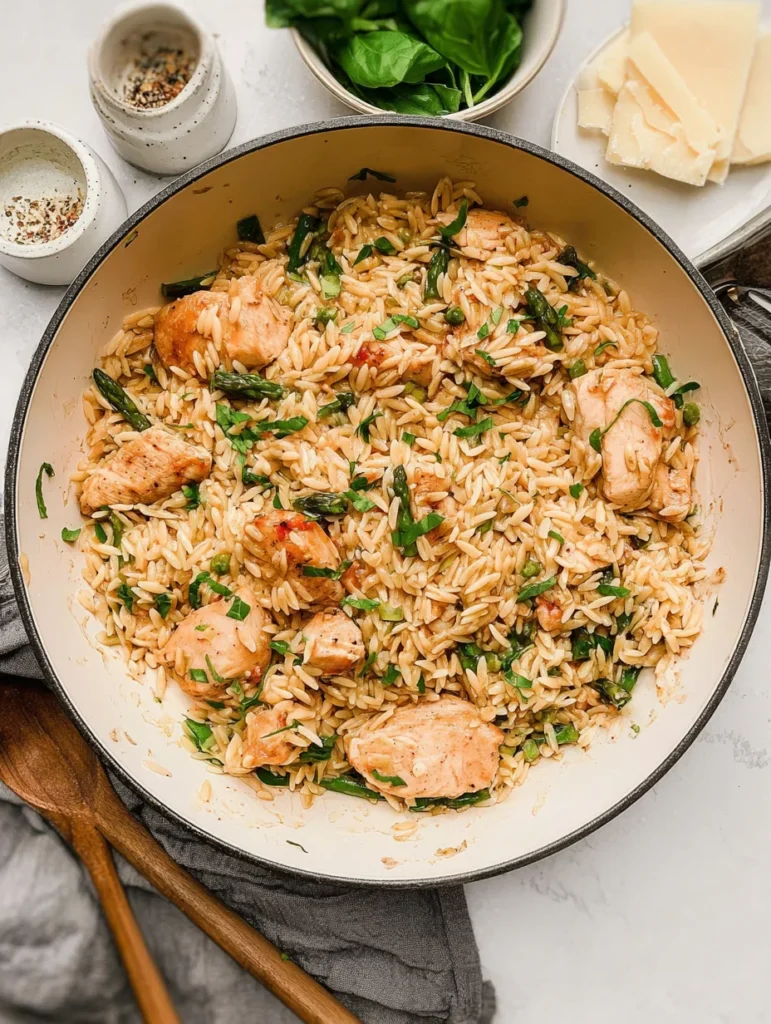 One Pot Chicken Orzo
