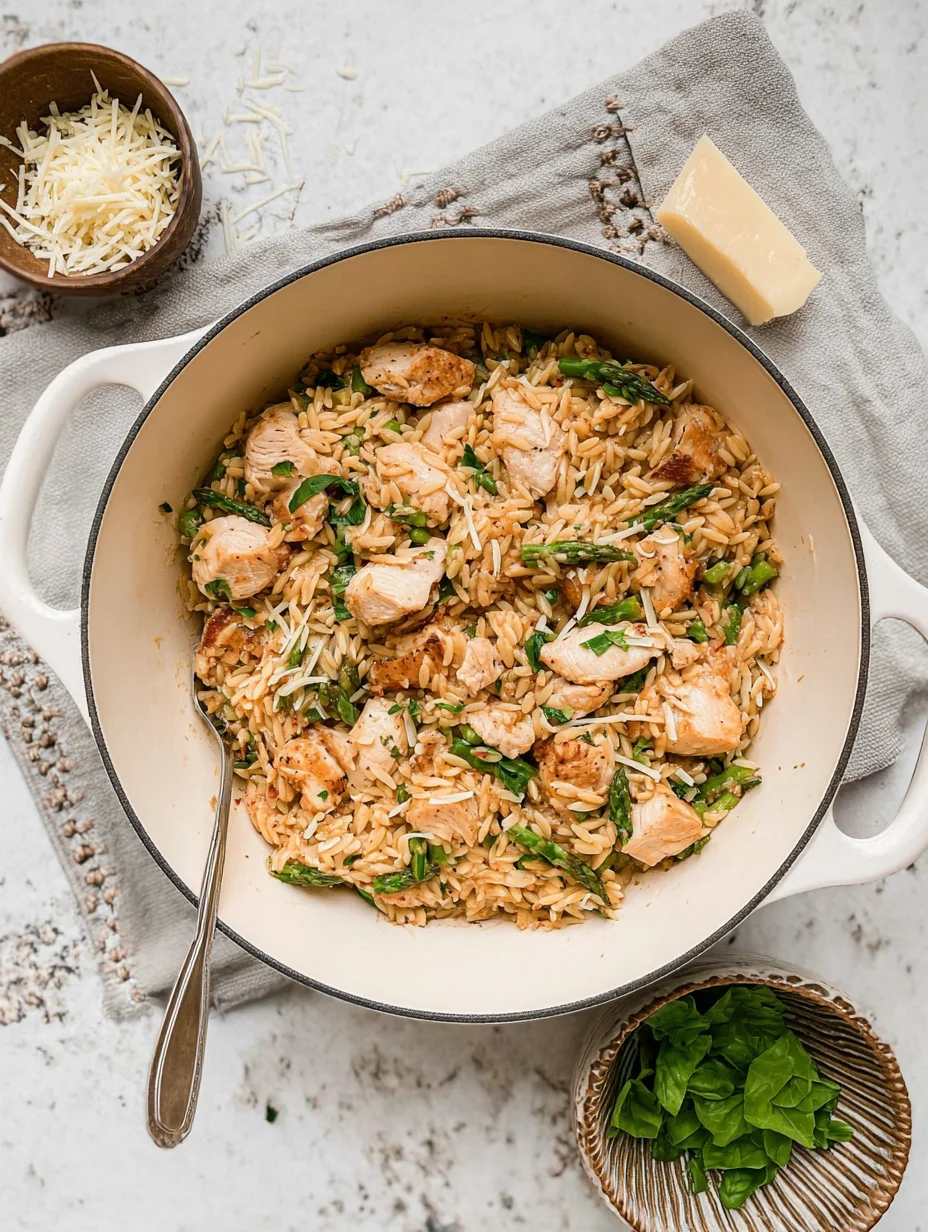 One Pot Chicken Orzo
