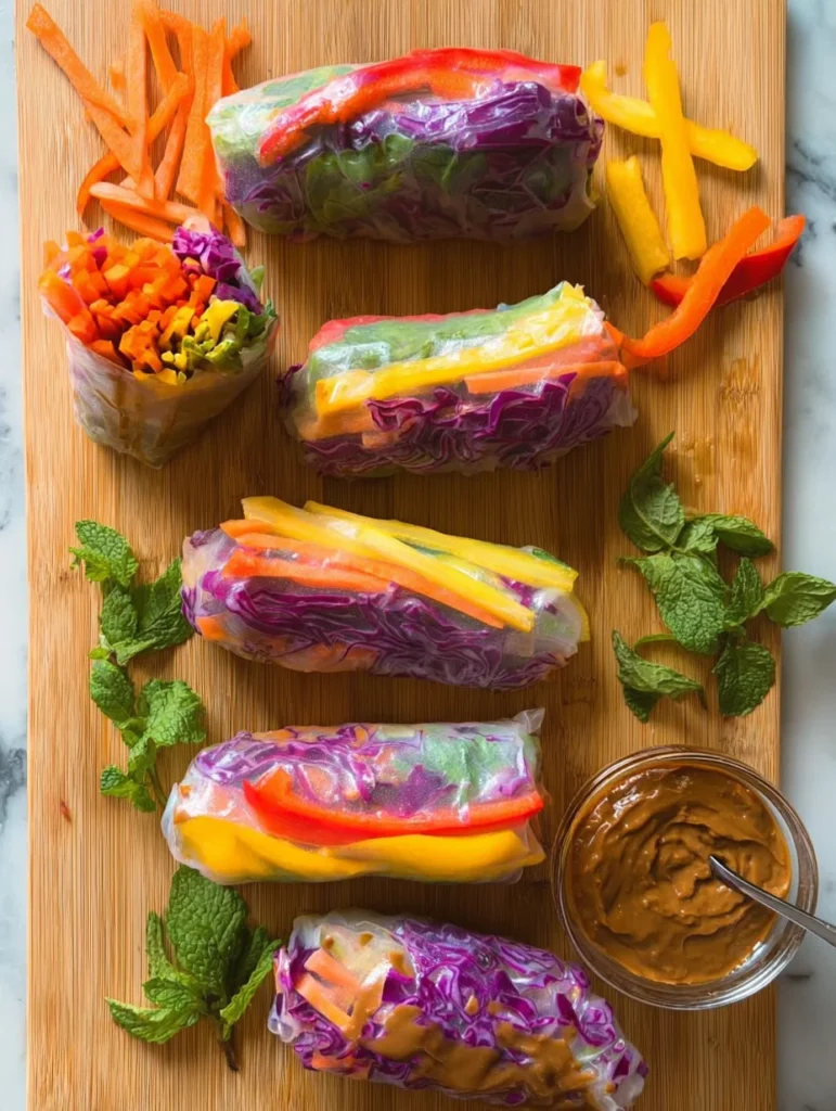 Rainbow Spring Rolls