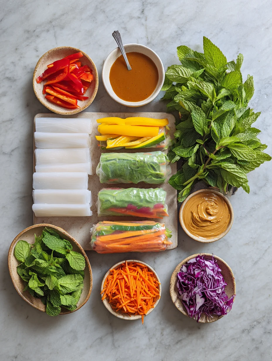 Rainbow Spring Rolls