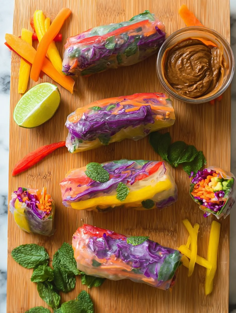 Rainbow Spring Rolls
