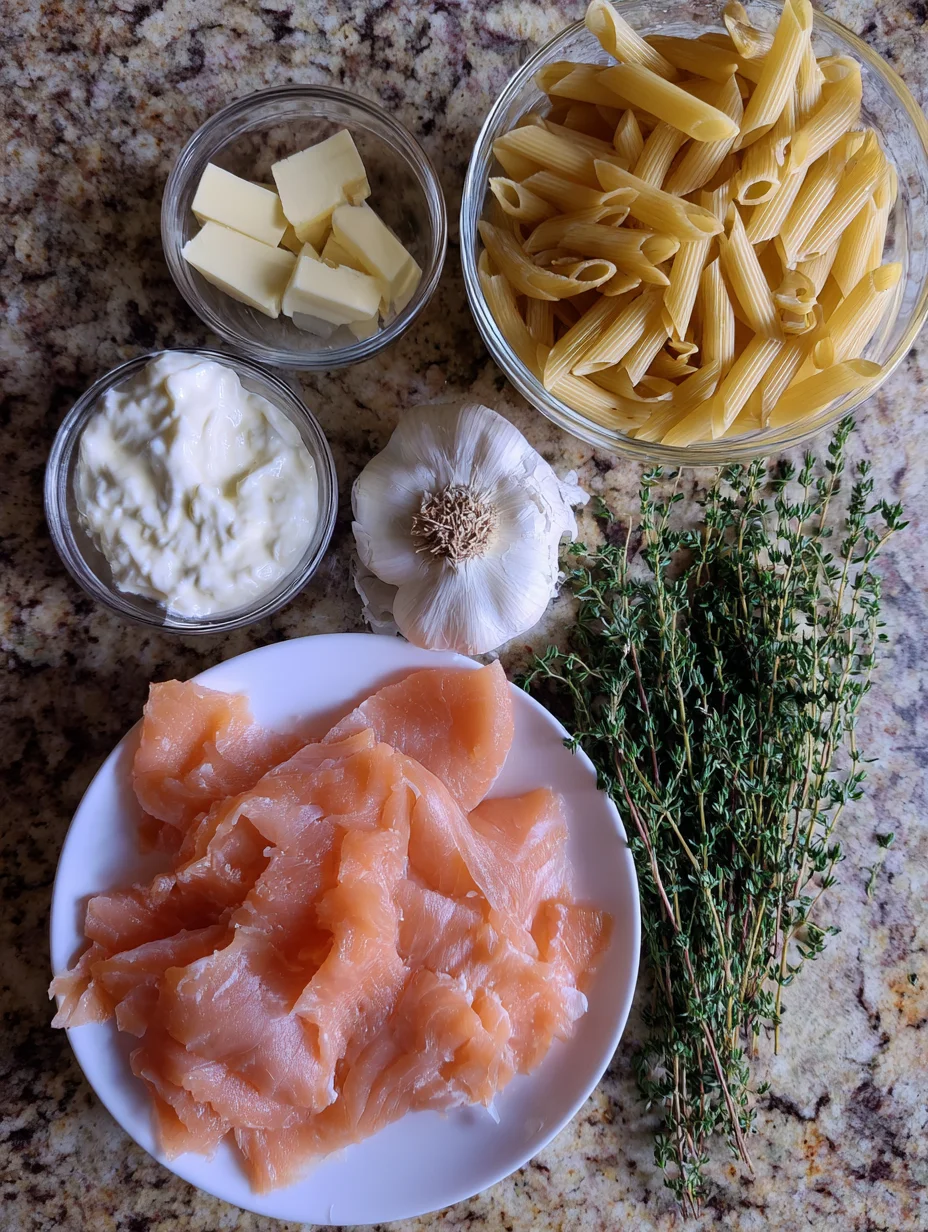 Salmon Alfredo
