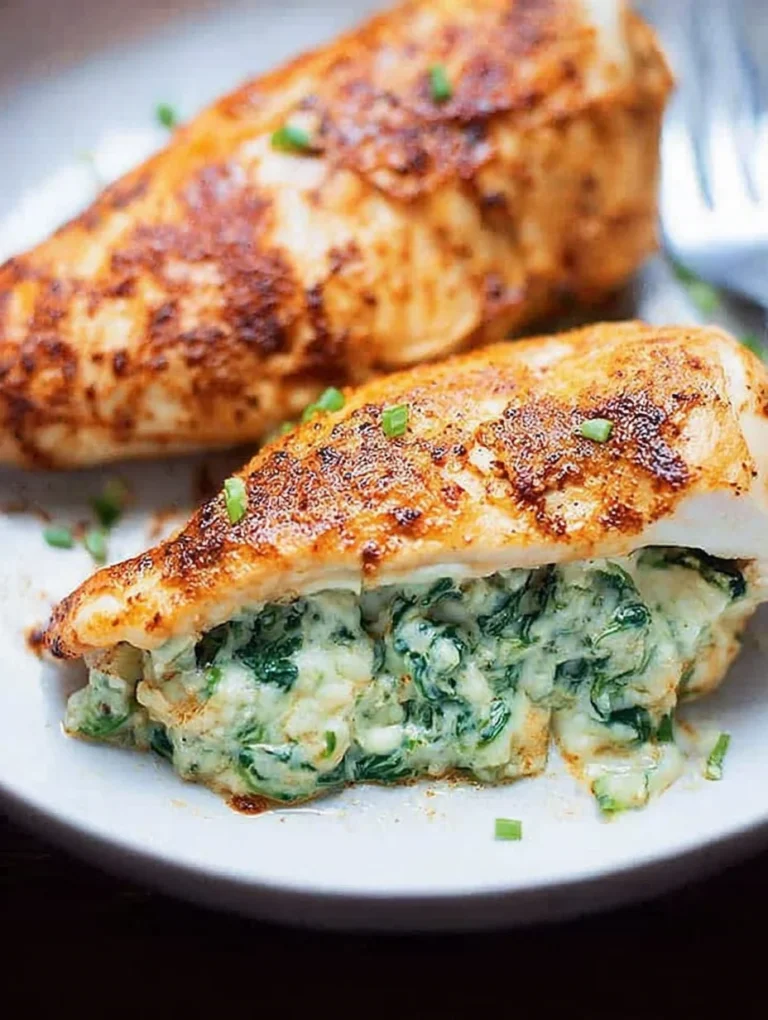 Spinach Stuffed Chicken Breasts