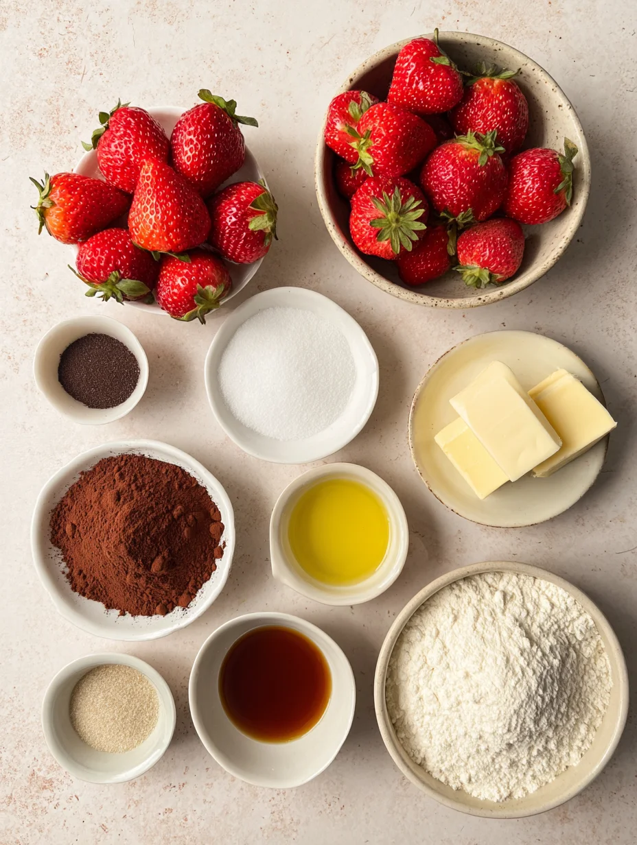 Strawberry Chocolate Cake