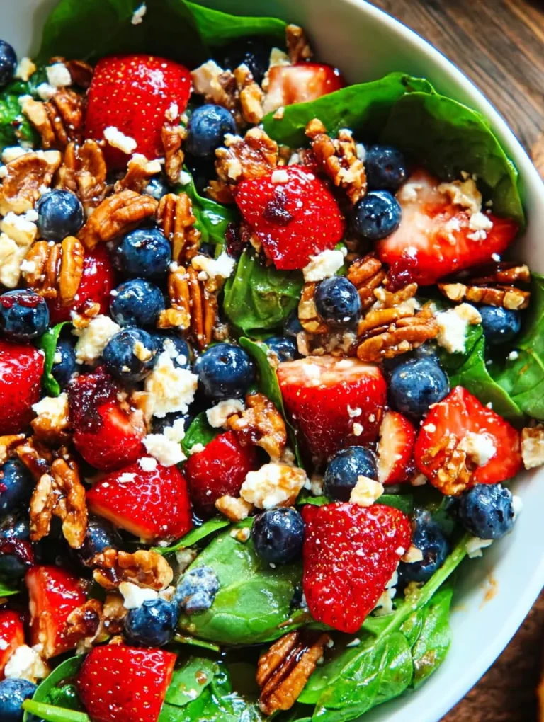 Strawberry Spinach Salad