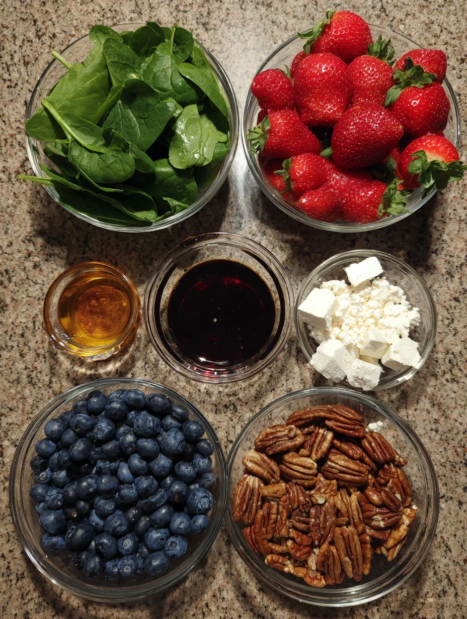 Strawberry Spinach Salad