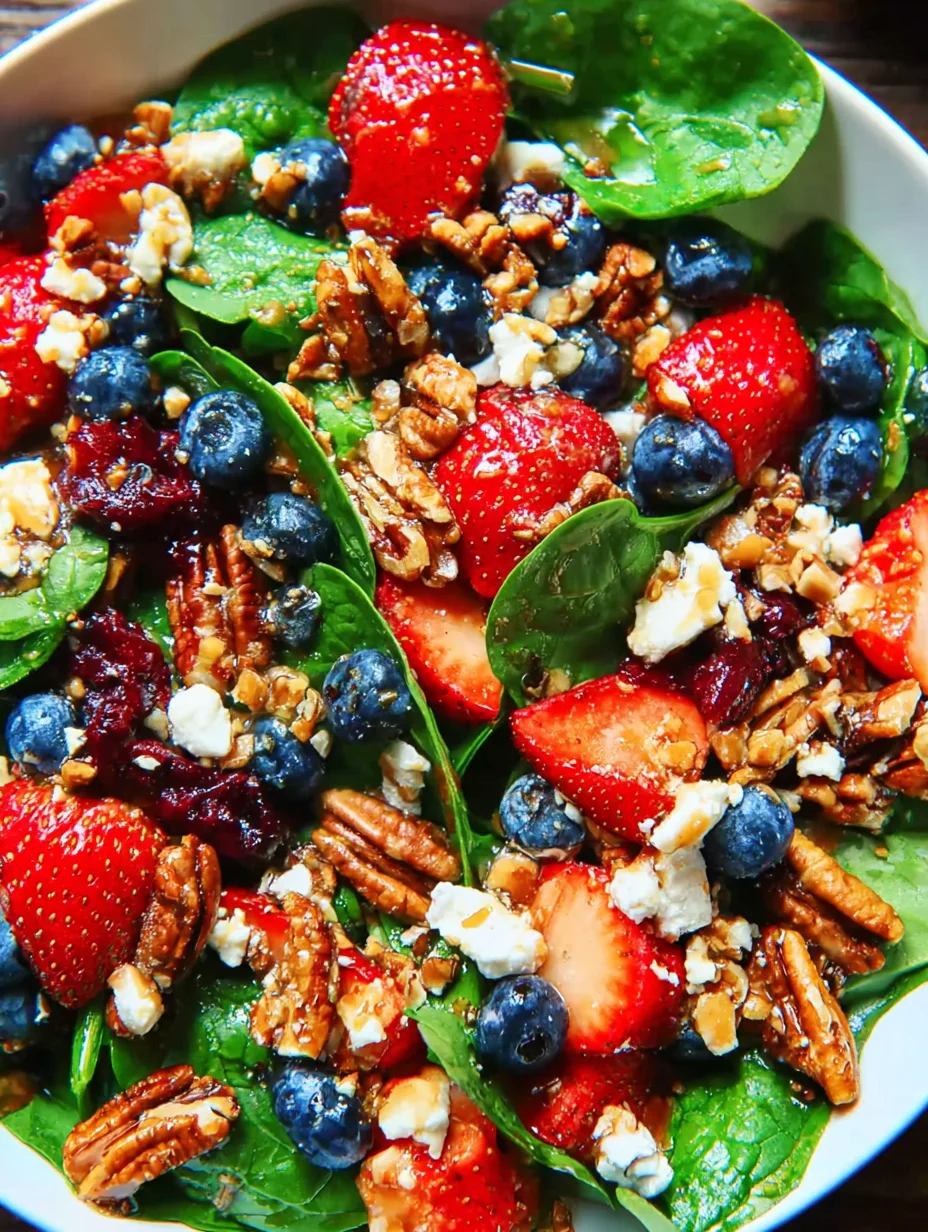 Strawberry Spinach Salad