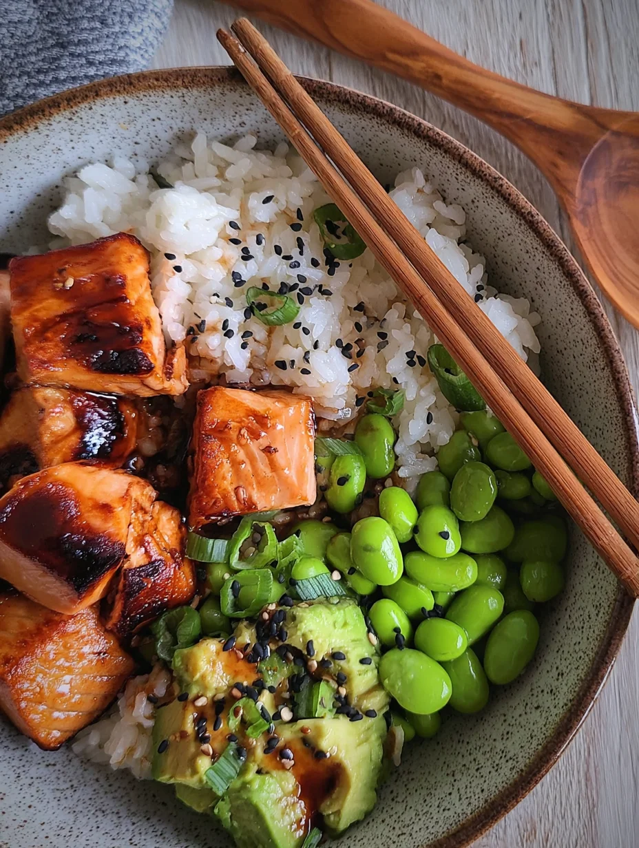 Teriyaki Salmon Sushi Bowl