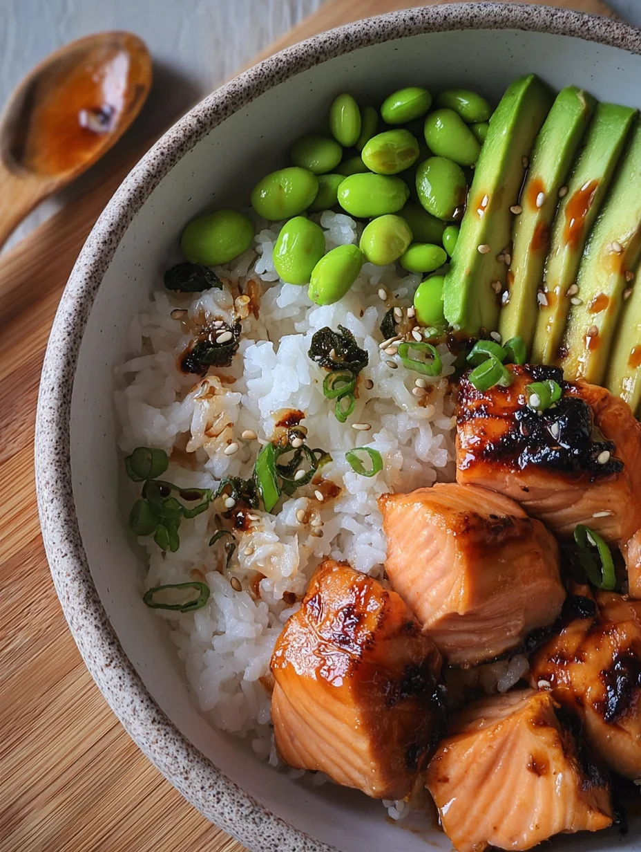 Teriyaki Salmon Sushi Bowl