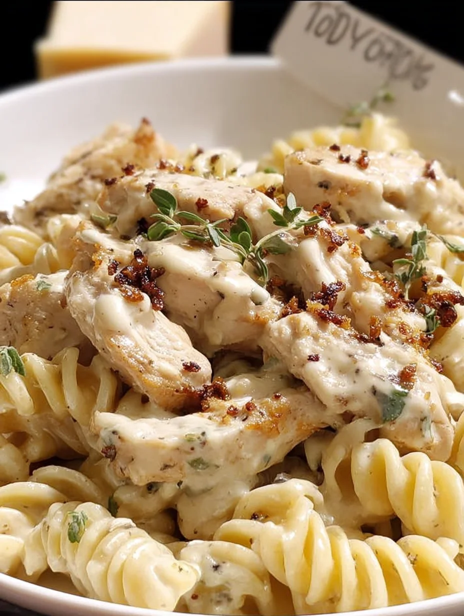 White Cheddar Chicken Pasta