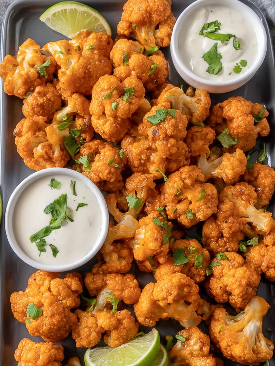 Air Fryer Buffalo Cauliflower