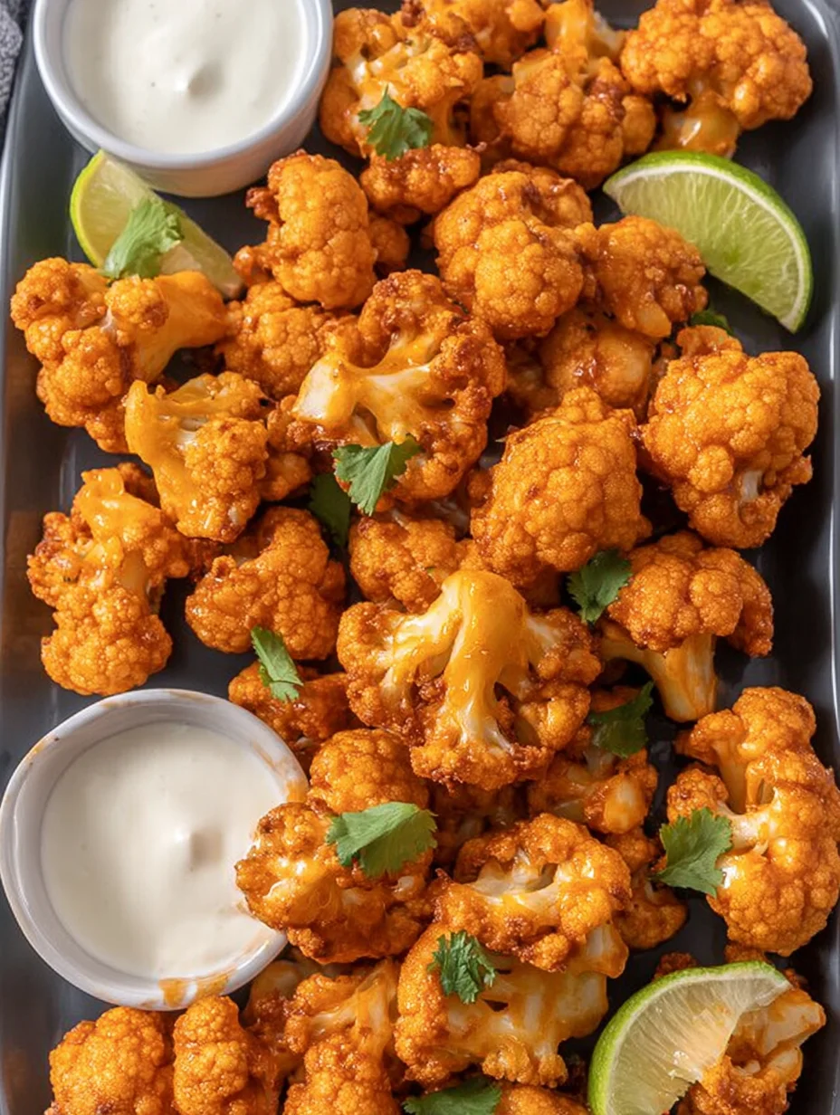 Air Fryer Buffalo Cauliflower