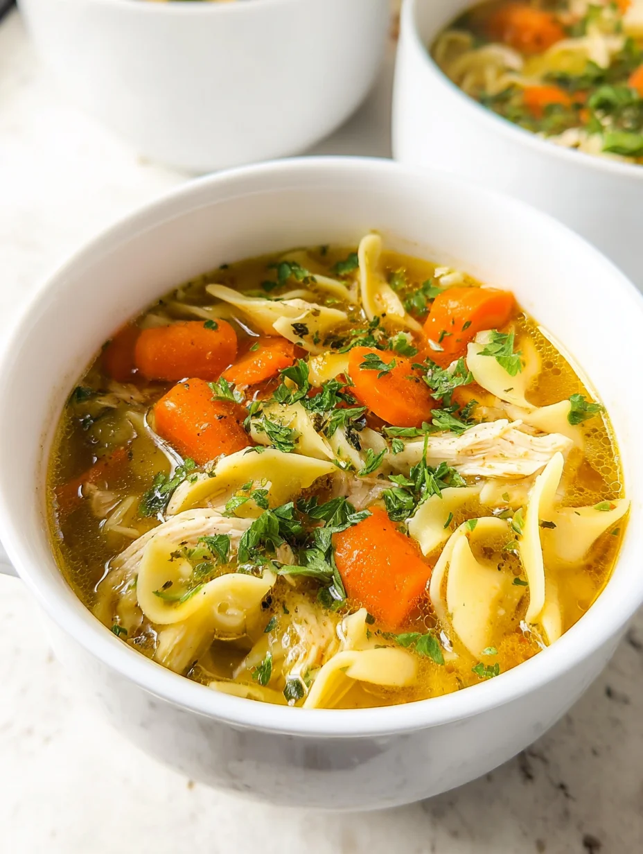 Best Chicken Noodle Soup with Egg Noodles
