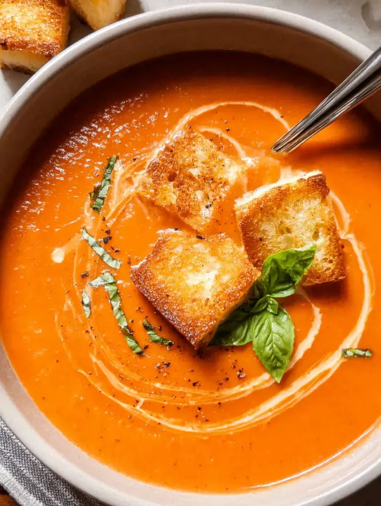 Best Homemade Tomato Soup Recipe
