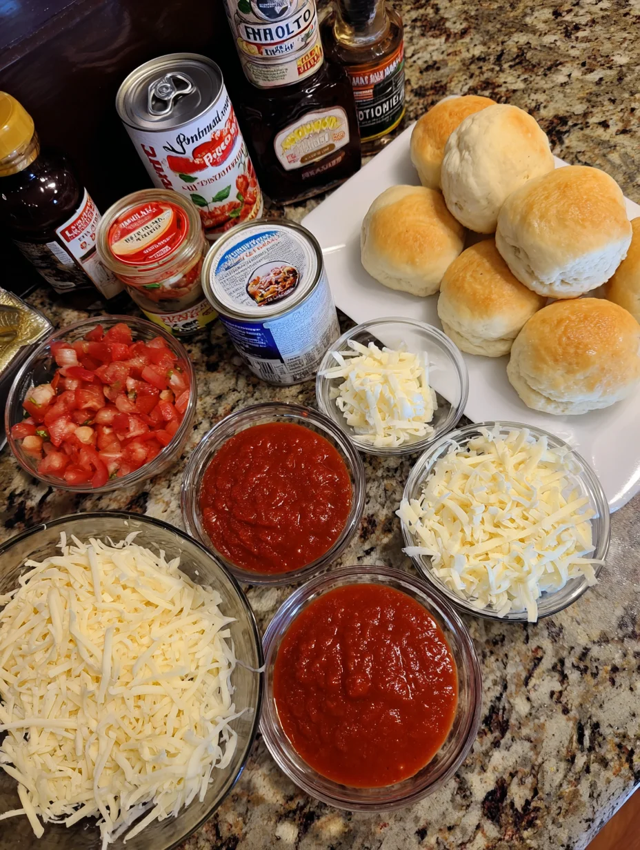 Bubble Up Biscuit Pizza Casserole
