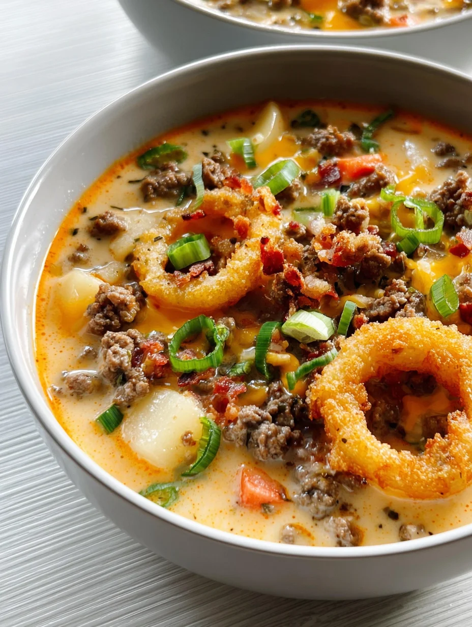 Cheeseburger Soup