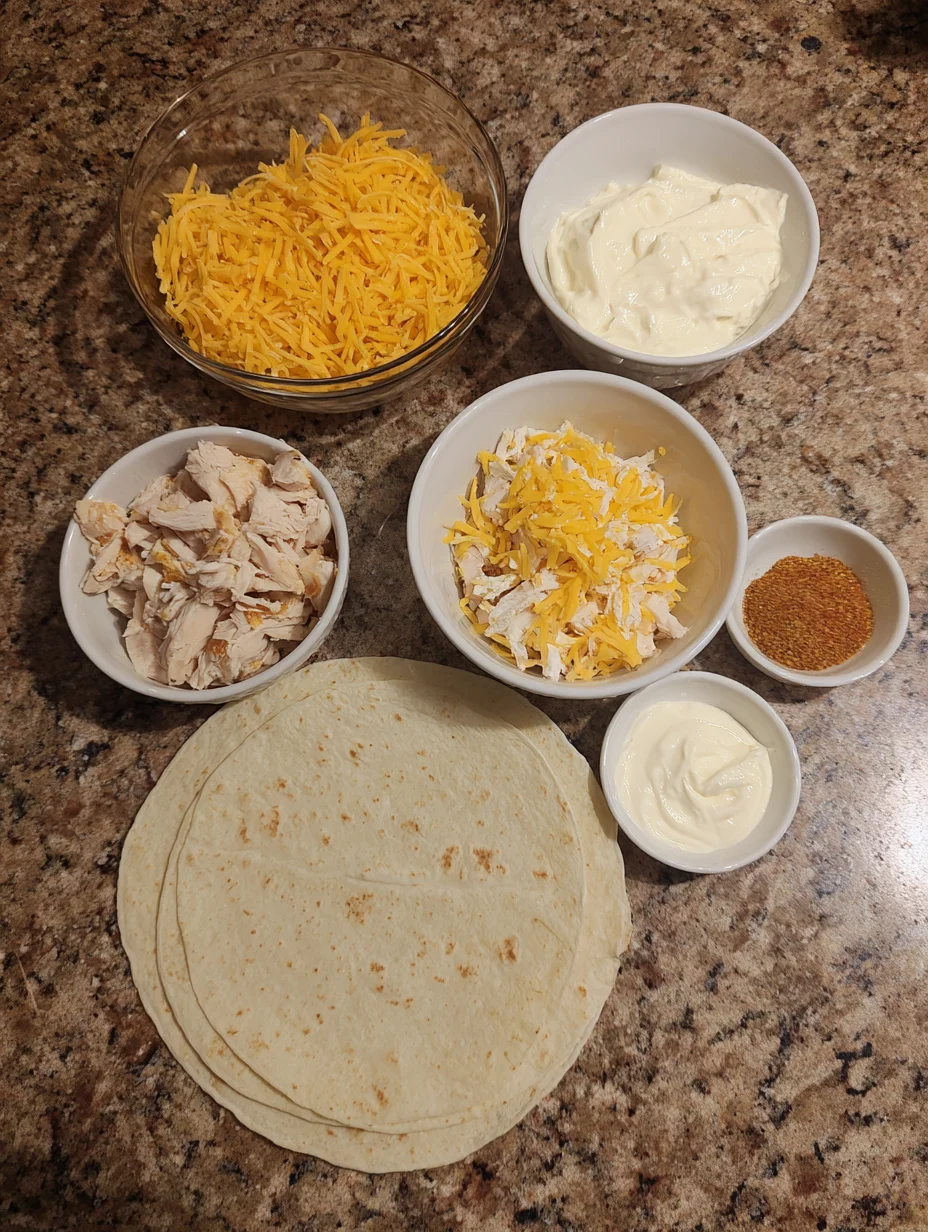 Cheesy Garlic Chicken Wraps
