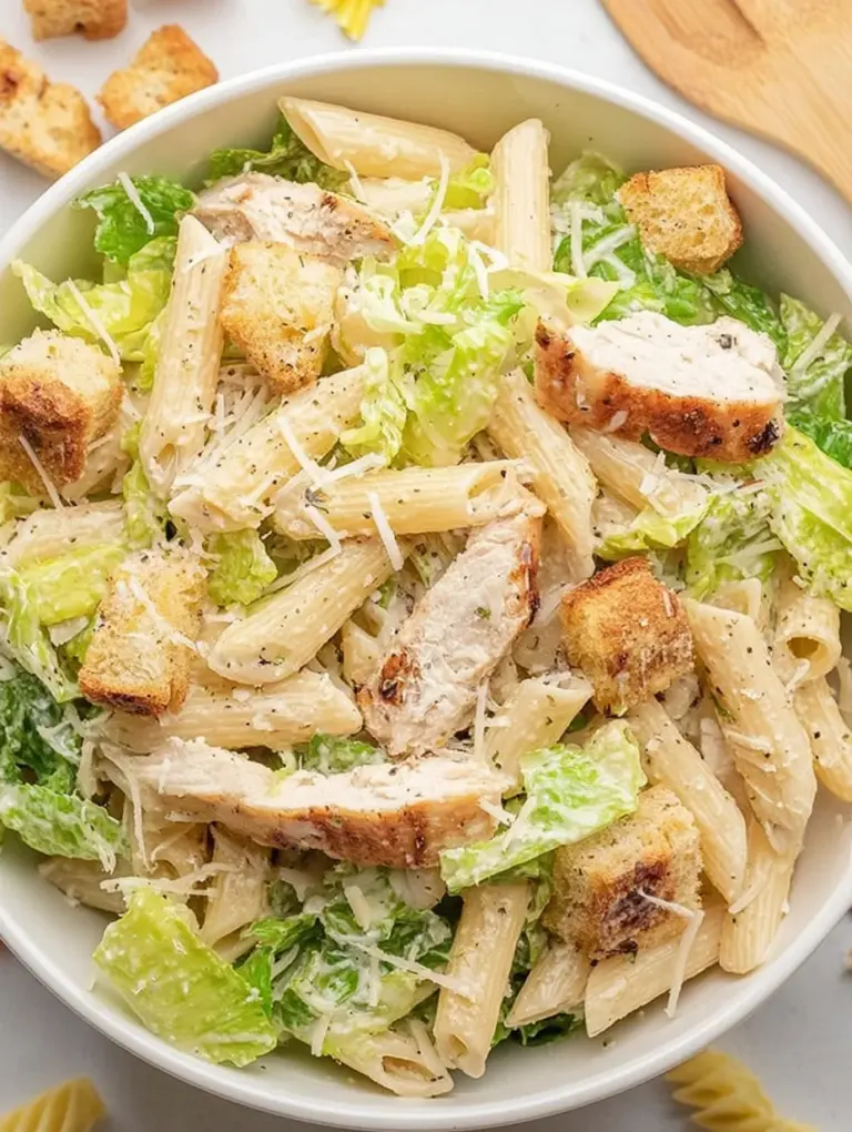 Chicken Caesar Pasta Salad