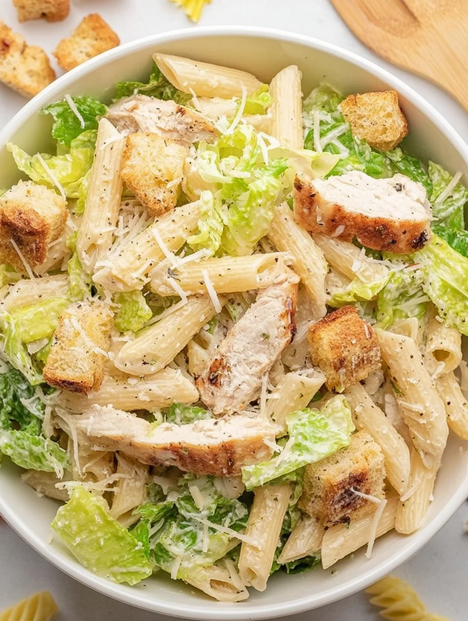 Chicken Caesar Pasta Salad