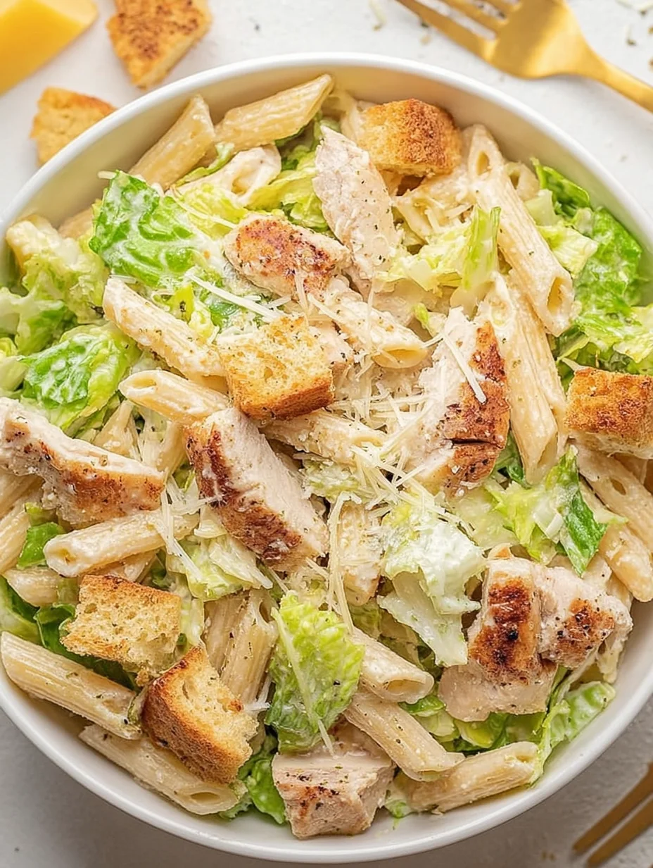 Chicken Caesar Pasta Salad