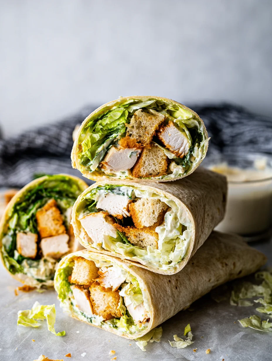 Chicken Caesar Wraps