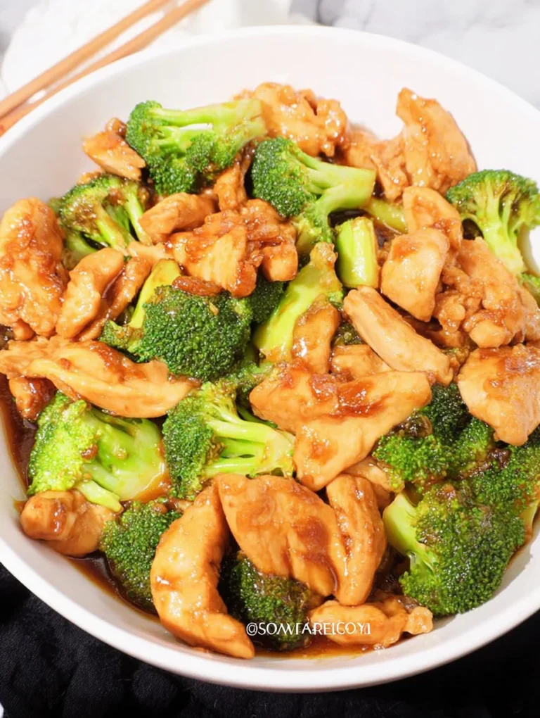 Chinese Chicken and Broccoli