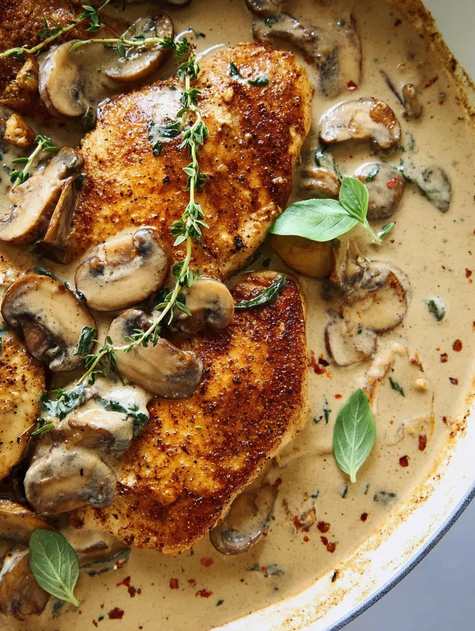 Creamy Mushroom Chicken