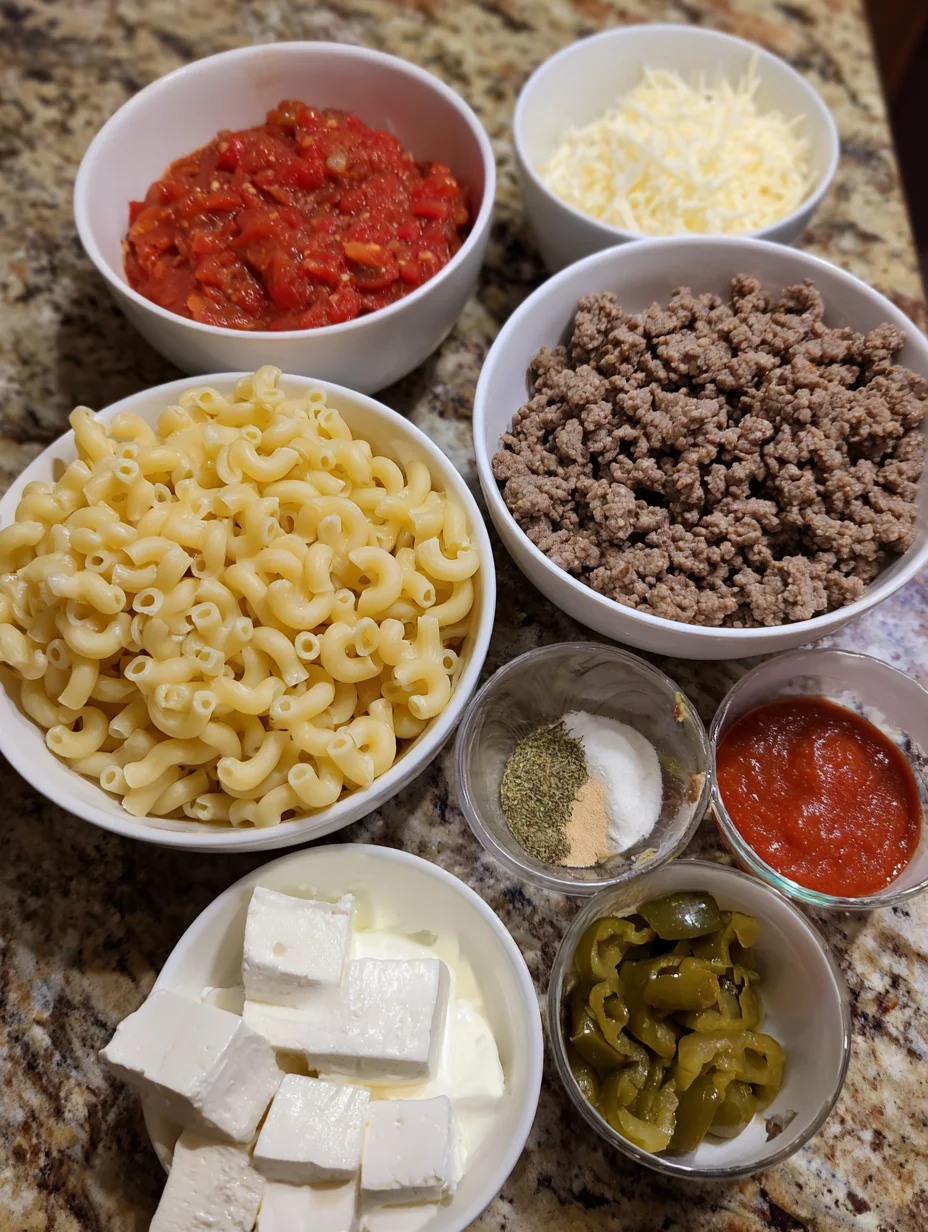 Creamy Rotel Pasta with Ground Beef