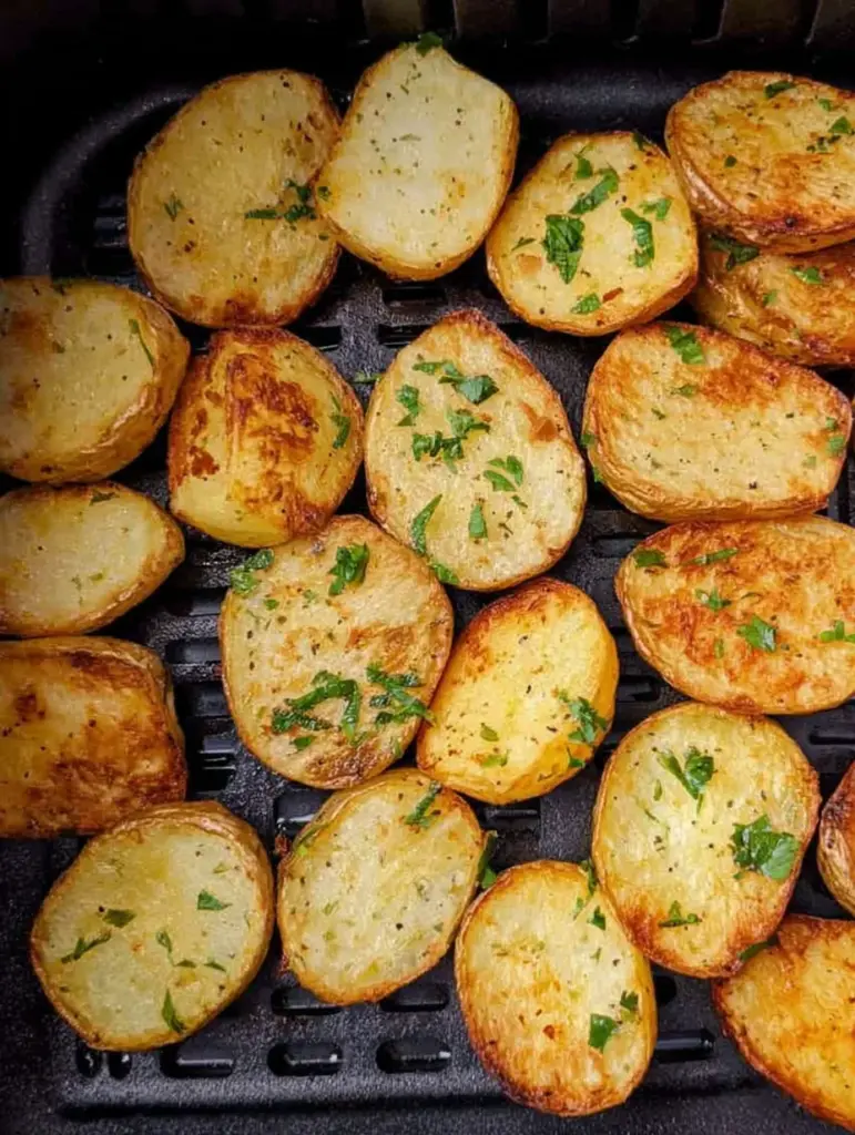 Crispy Air Fryer Sliced Potatoes