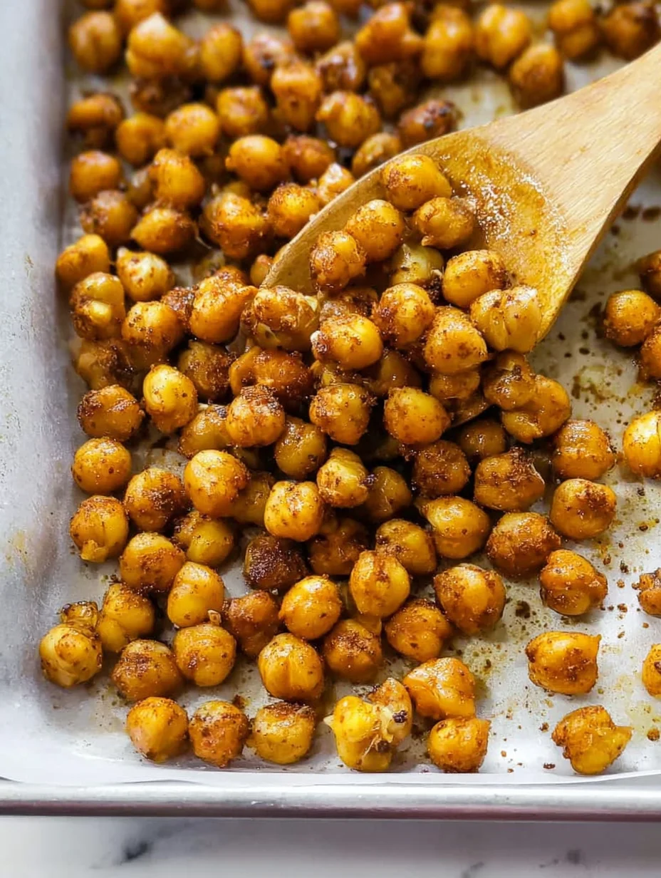 Crispy Oven Roasted Chickpeas