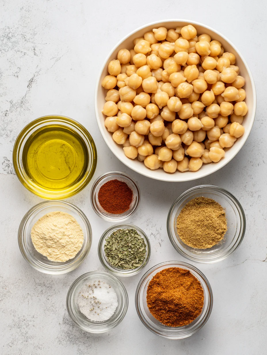 Crispy Oven Roasted Chickpeas