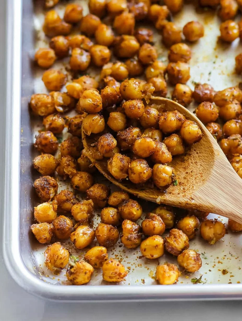 Crispy Oven Roasted Chickpeas