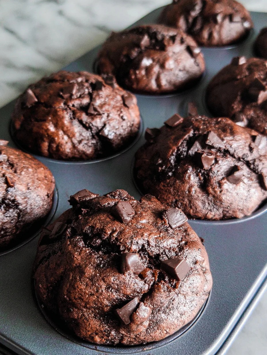 Double Chocolate Chip Muffins
