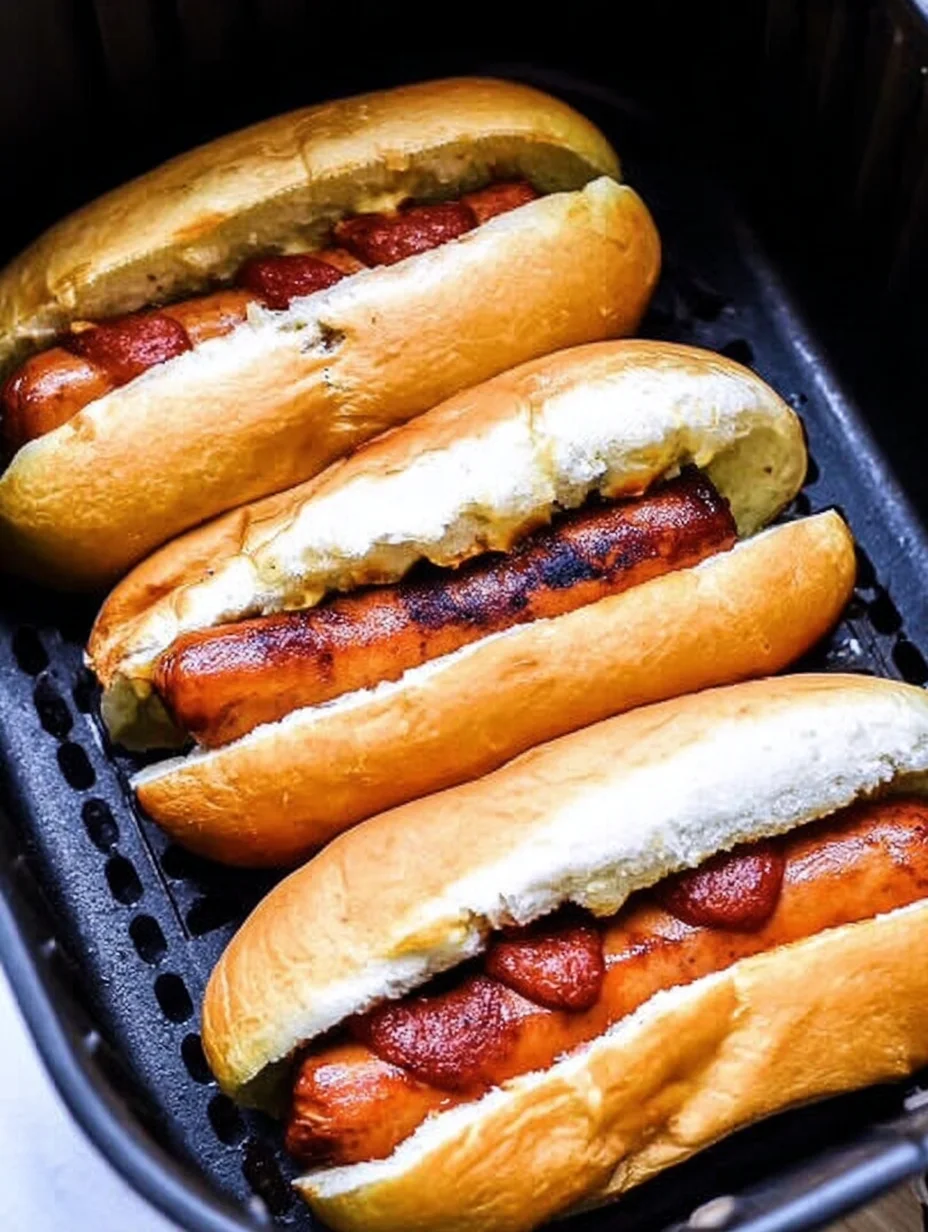 Easy Air Fryer Hot Dogs