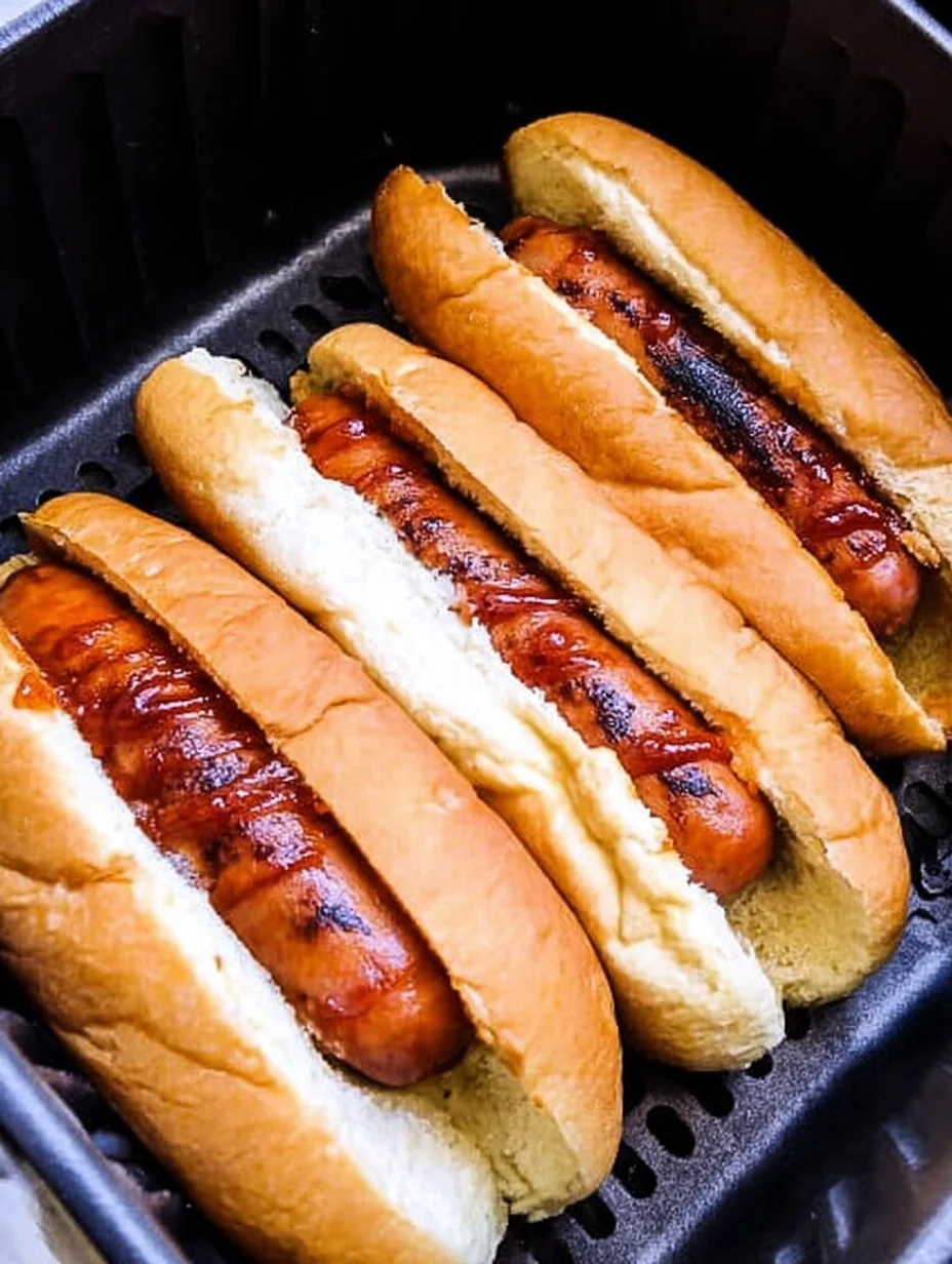 Easy Air Fryer Hot Dogs
