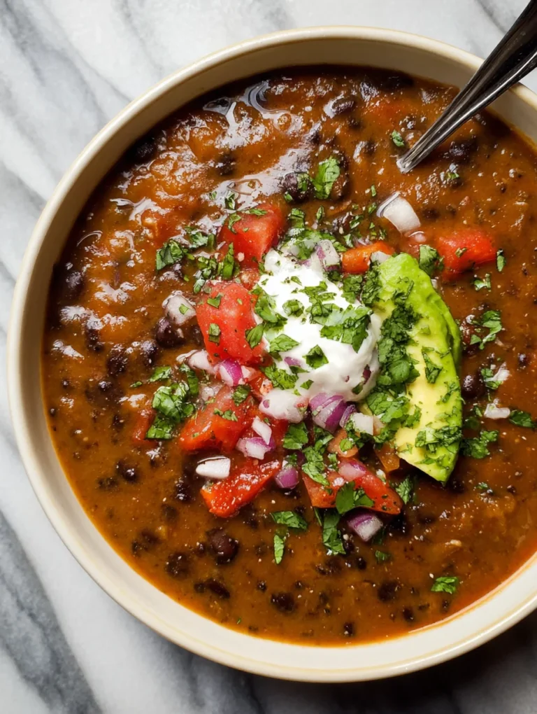 Easy Black Bean Soup