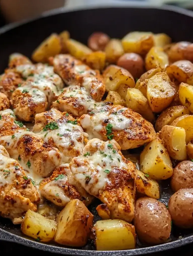 Garlic Parmesan Chicken and Potatoes