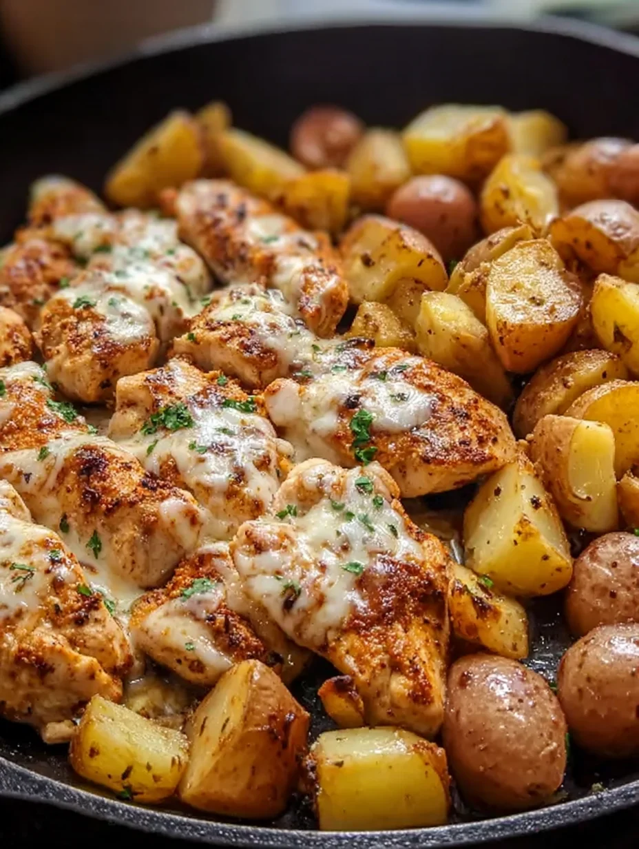 Garlic Parmesan Chicken and Potatoes