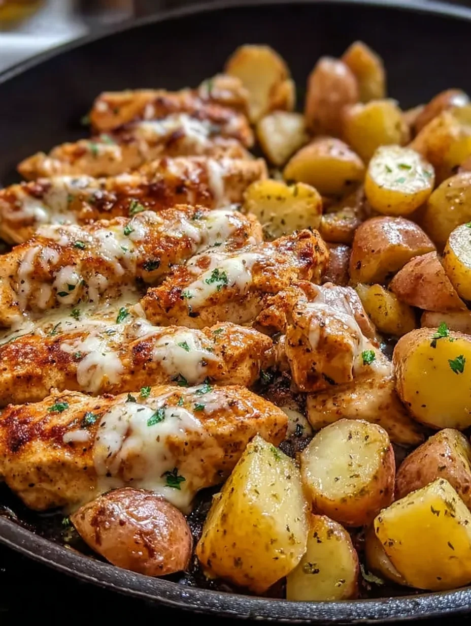 Garlic Parmesan Chicken and Potatoes