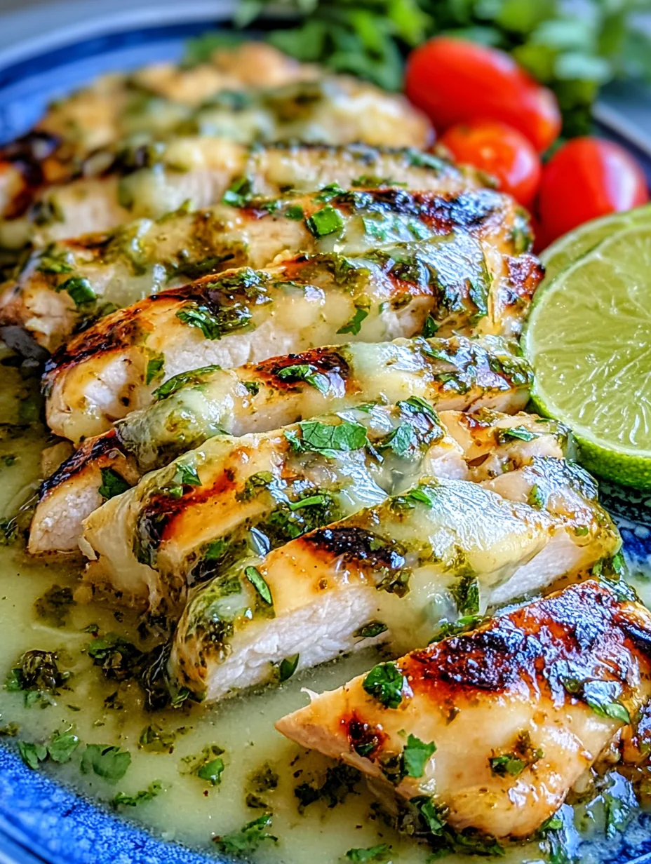 Grilled Salsa Verde Pepper Jack Chicken