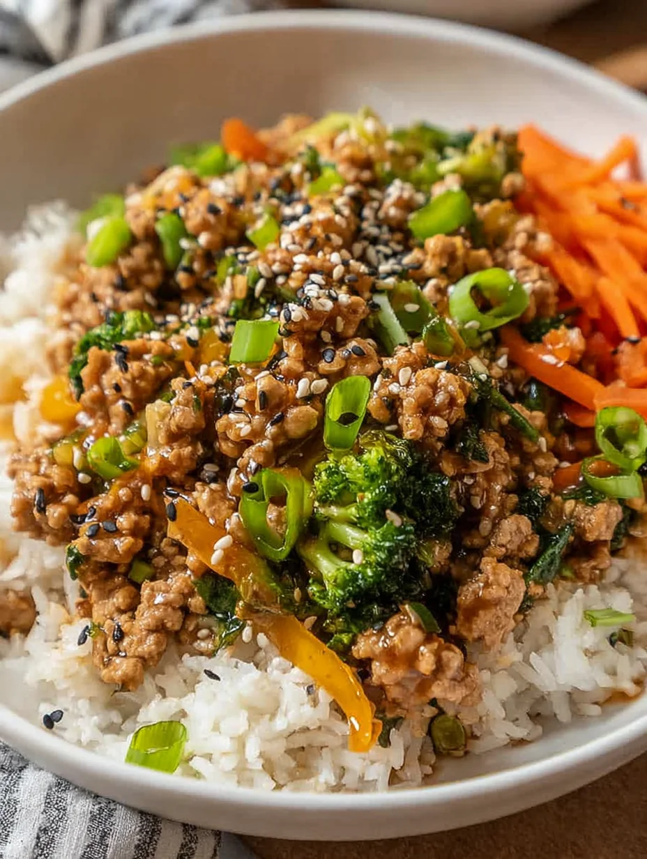 Ground Turkey Teriyaki Stir Fry