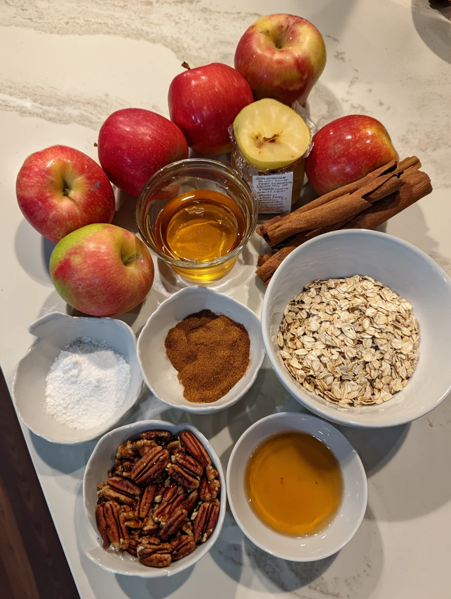 Healthy Breakfast Apple Crumble