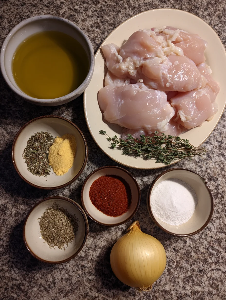 Healthy Chicken and Vegetables Skillet