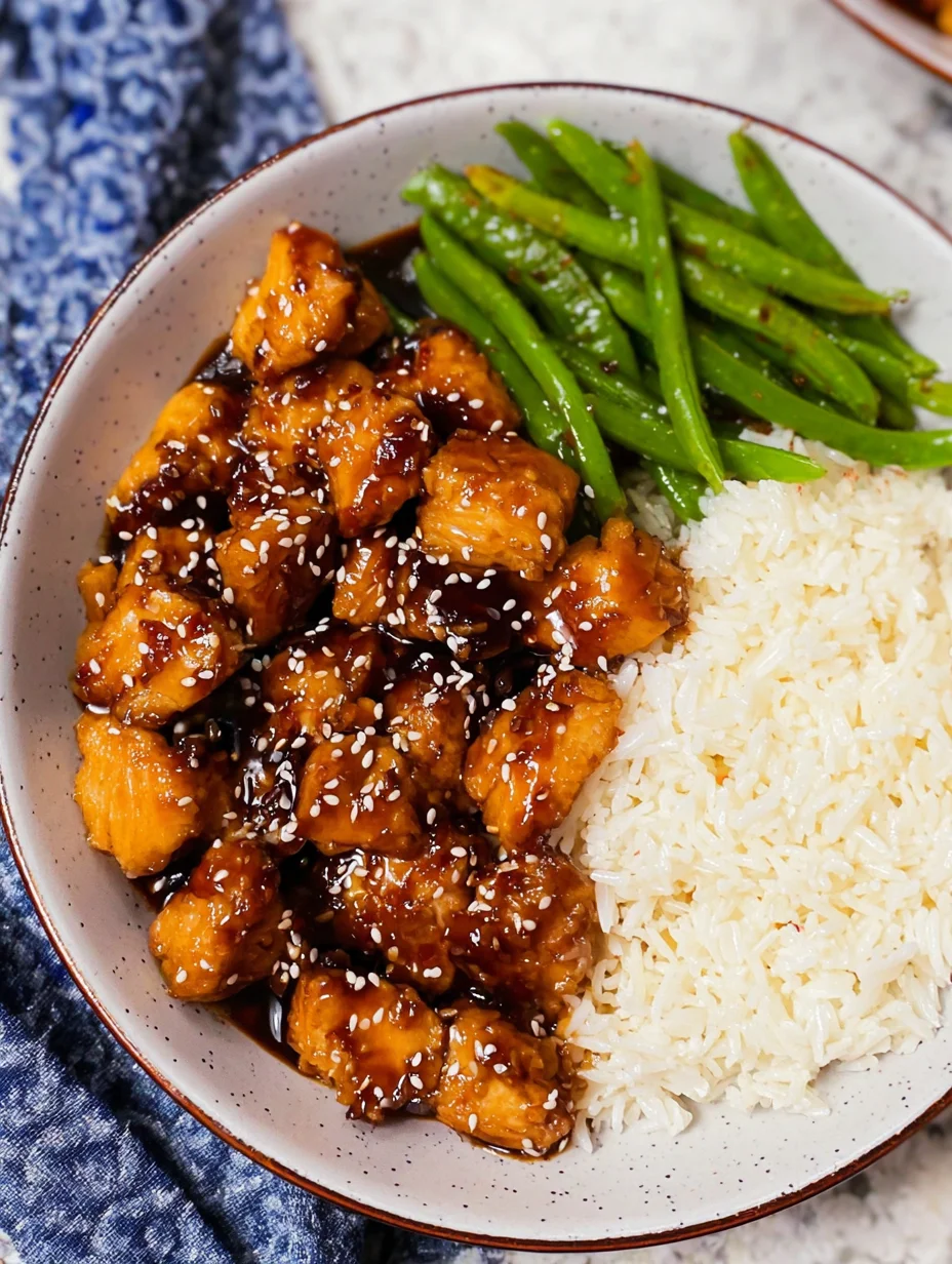 Healthy Sesame Chicken